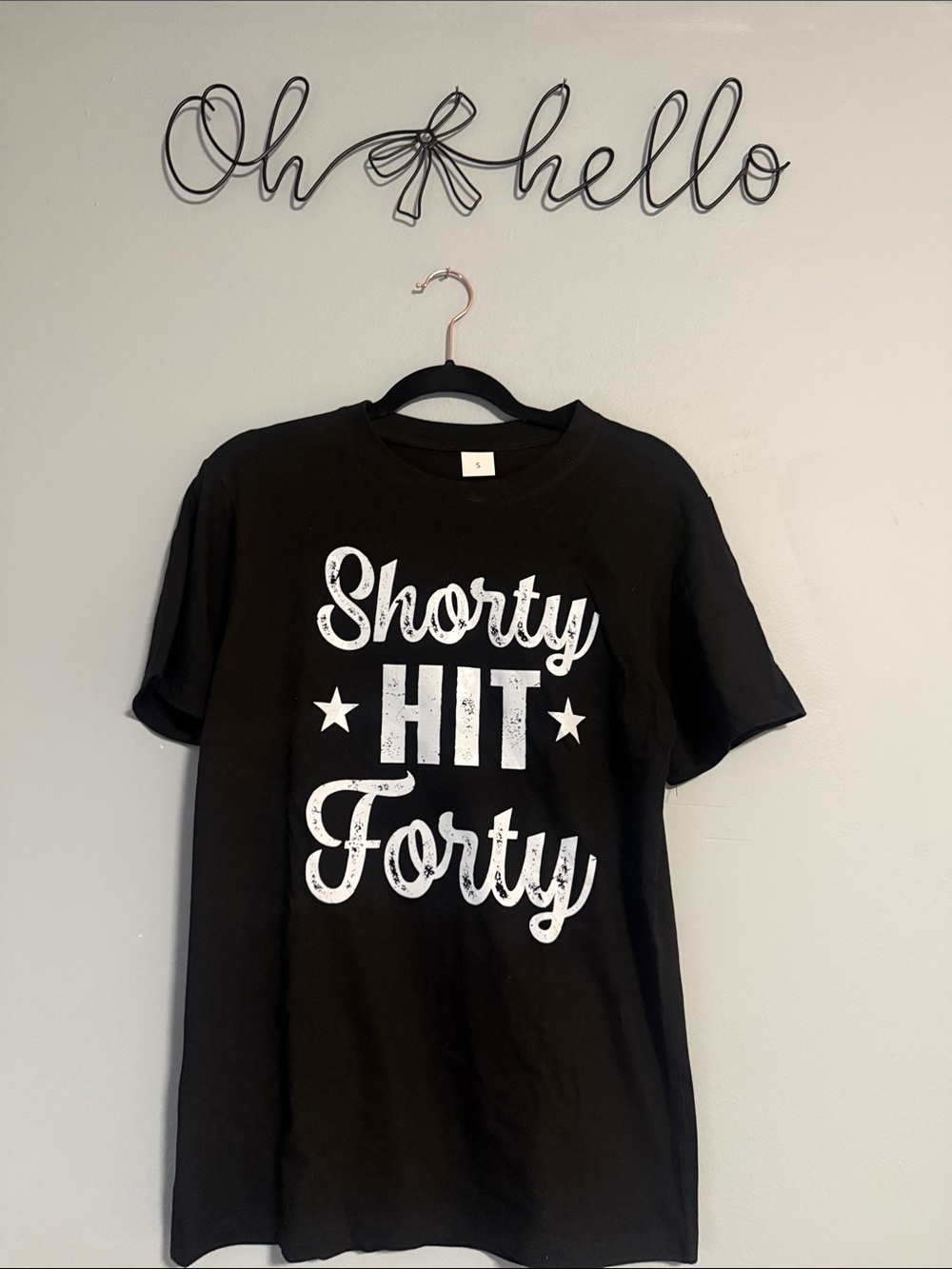 Shorty Hit Forty Women's Graphic Tee - Black Small